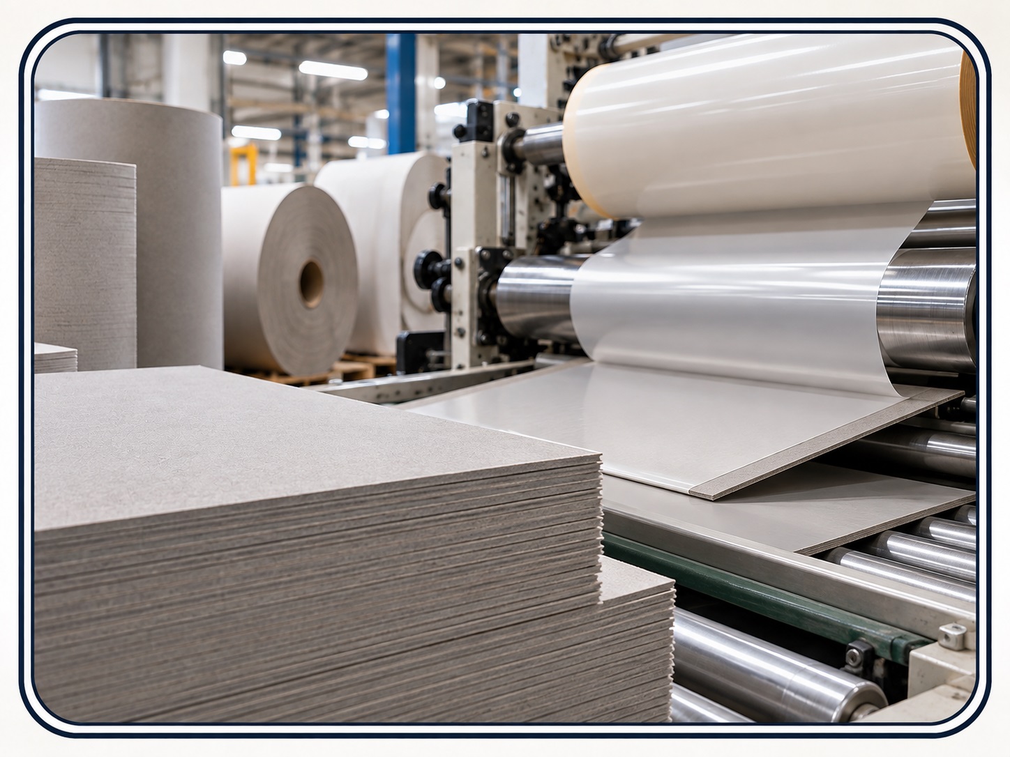 Gri Karton ve Şirenz Kağıt Üretimi İle Laminasyonu