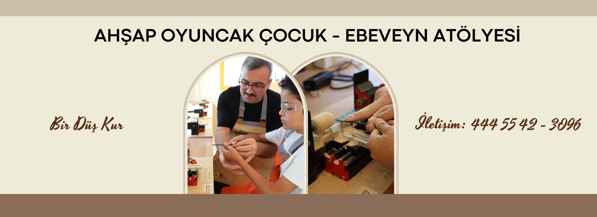 Anatoya’dan Ailelere Özel Atölye: Ahşap Oyuncak Çocuk-Ebeveyn Atölyesi Başlıyor
