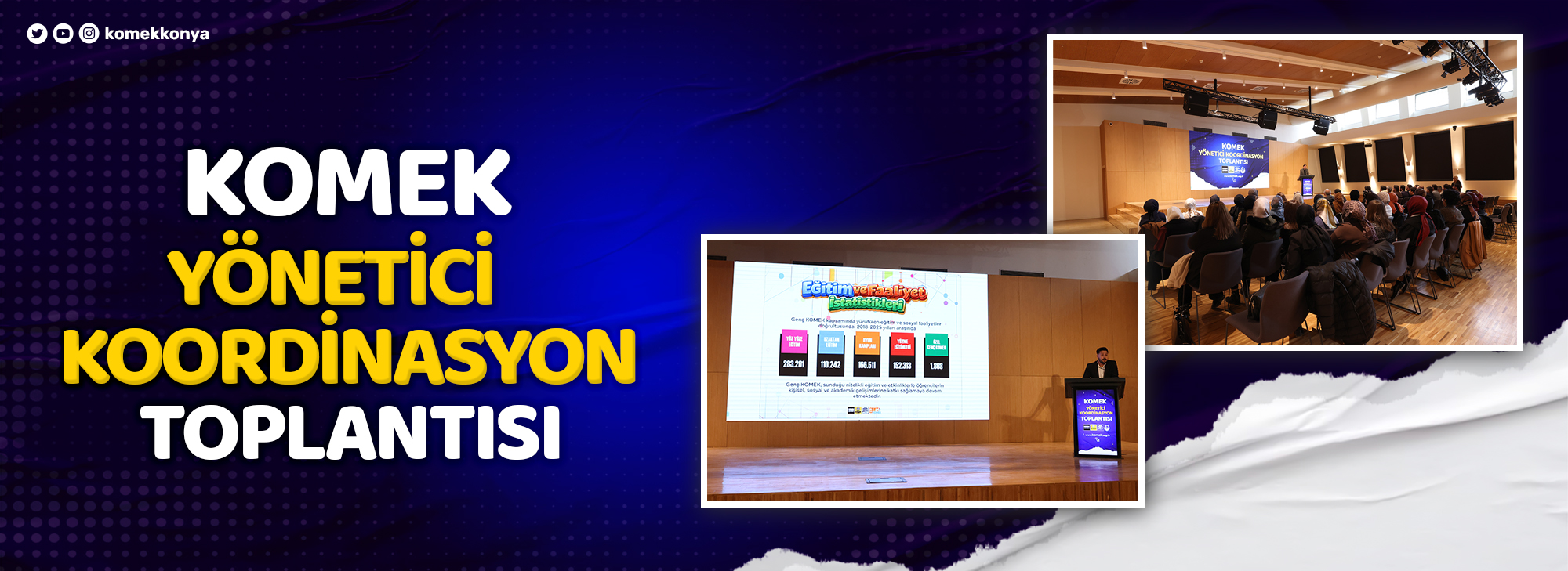 KOMEK ve ASEM Bahar Dönemi Yönetici ve Koordinasyon Toplantısı gerçekleştirildi