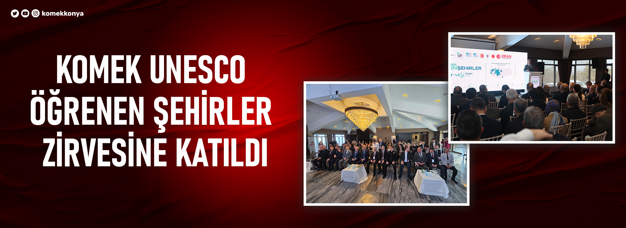 KONYA BÜYÜKŞEHİR BELEDİYESİ UNESCO ÖĞRENEN ŞEHİRLER ZİRVESİ’NE KATILDI