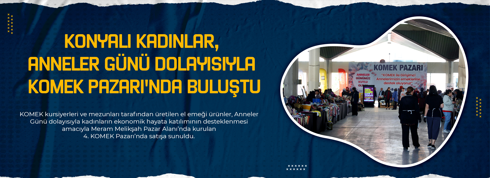 KONYALI KADINLAR, ANNELER GÜNÜ DOLAYISIYLA KOMEK PAZARI'NDA BULUŞTU