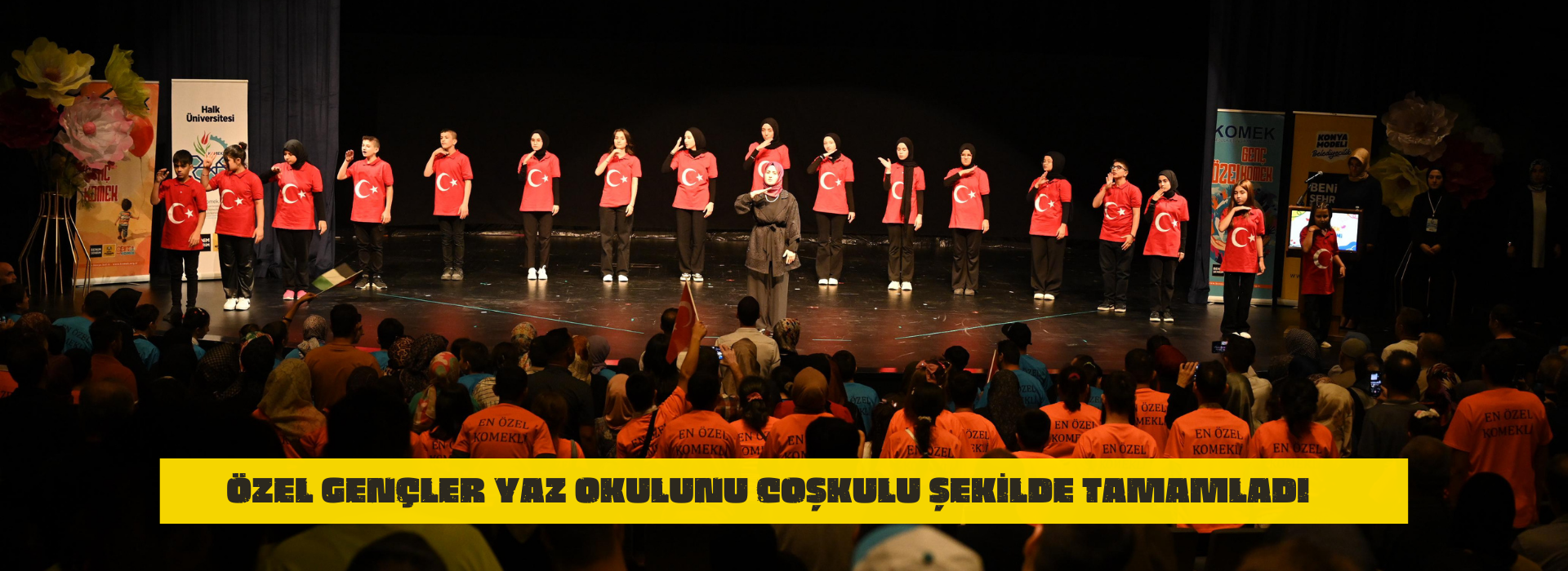 ÖZEL GENÇLER YAZ OKULUNU COŞKULU ŞEKİLDE TAMAMLADI